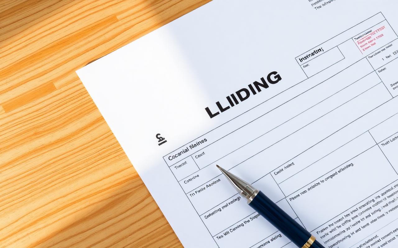 Complete shipping document set